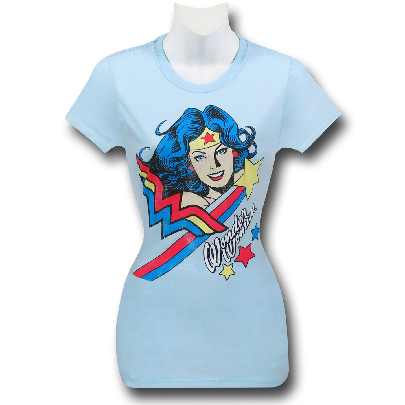Wonder Woman Shooting Star Women's T-Shirt, Blue