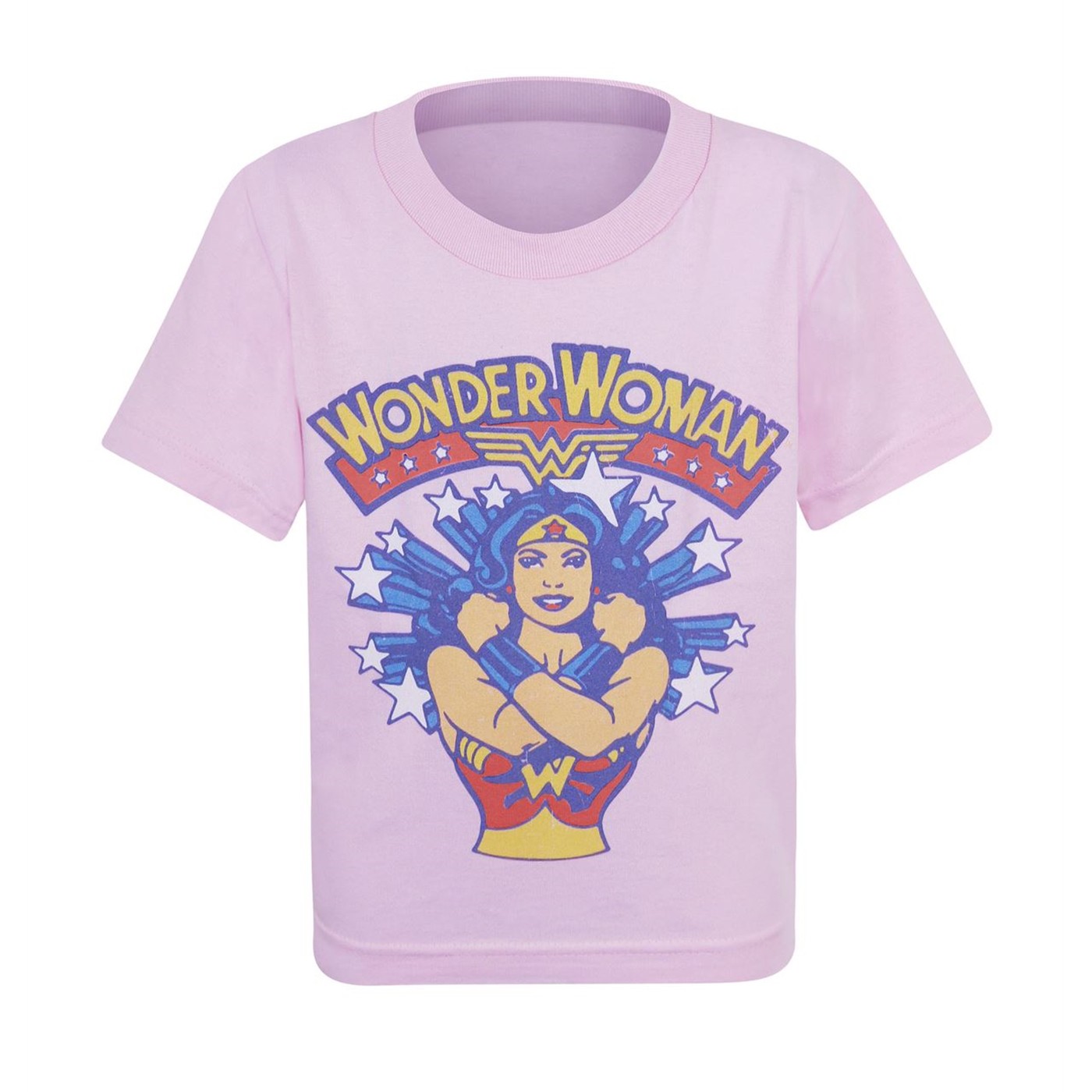 Wonder Woman Superstar Kids T-Shirt, Pink