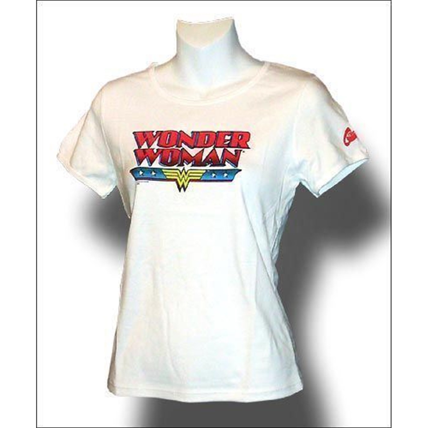 Wonder Woman T-Shirt White Logo, White