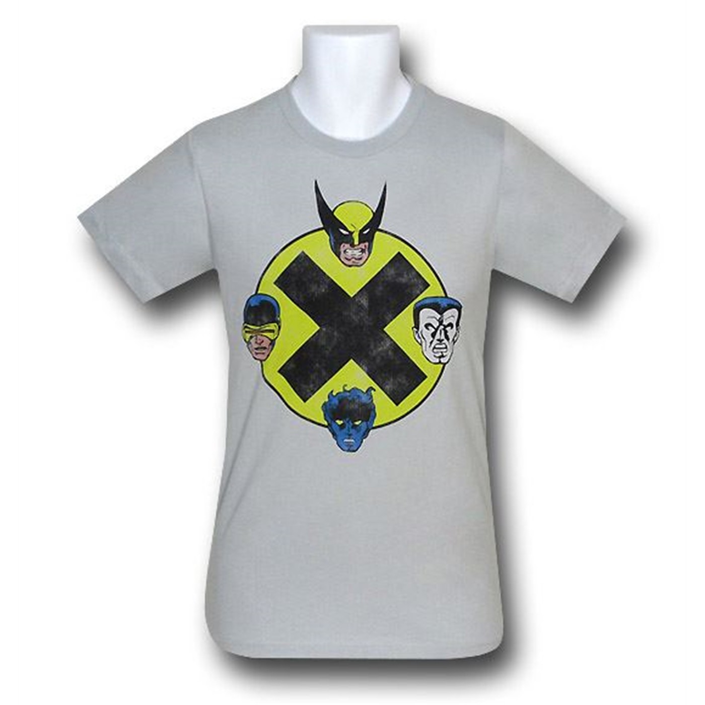 X-Men Mutant Circle 30 Single T-Shirt, Grey