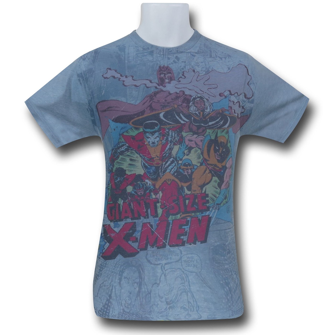 X-Men Giant Size Retro Sublimated T-Shirt, Blue