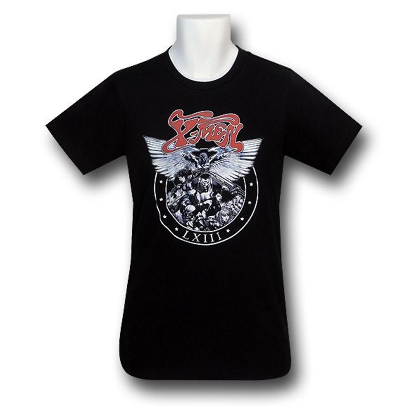 X-Men Mega Poster 30 Single T-Shirt, Black