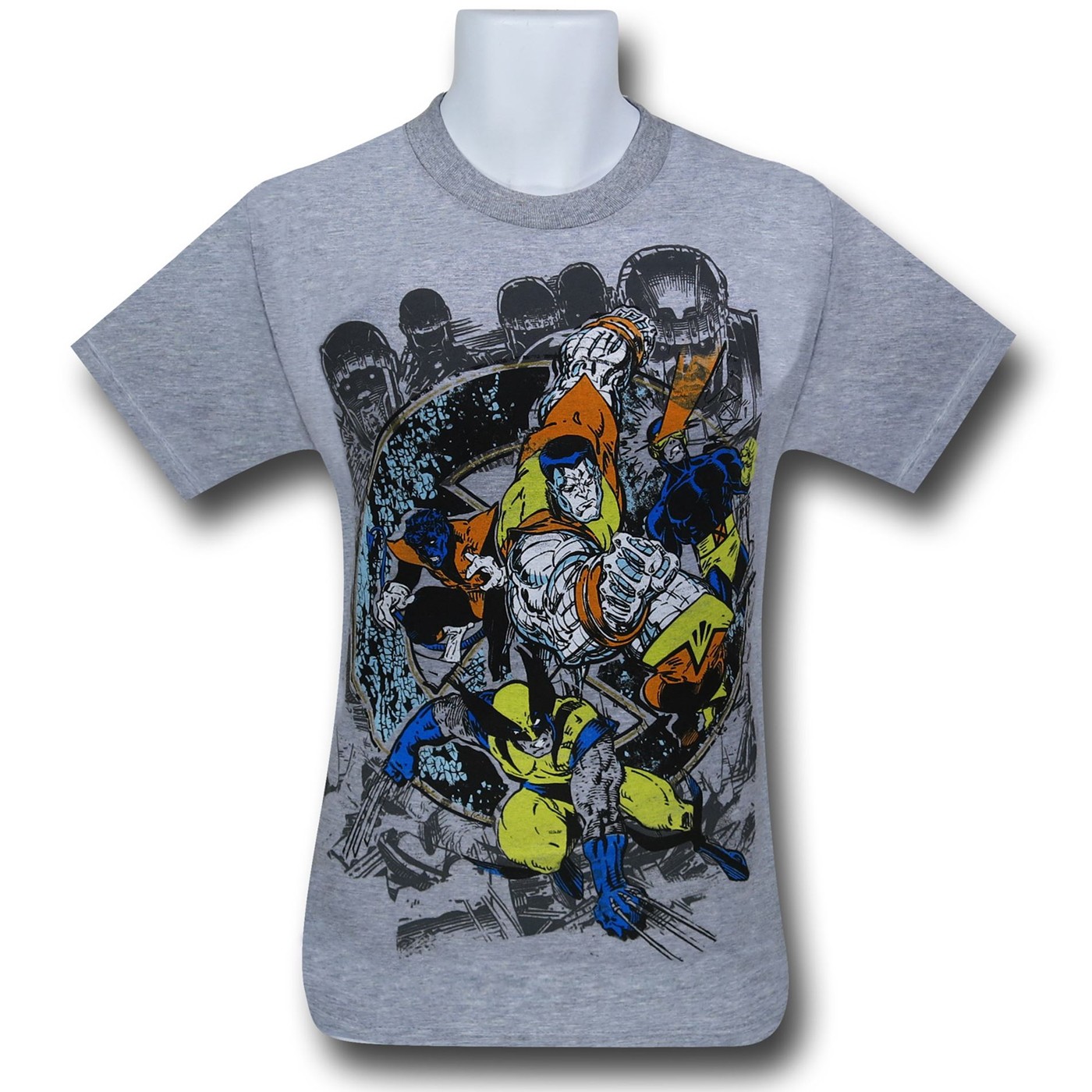 X-Men Grey Sentinels 30 Single T-Shirt, Grey