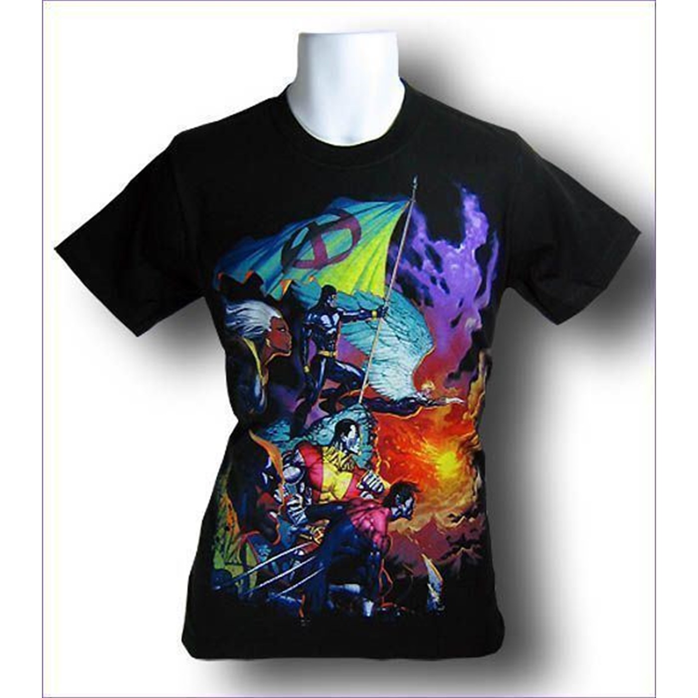 X-Men T-Shirt Flag Sunset, Black