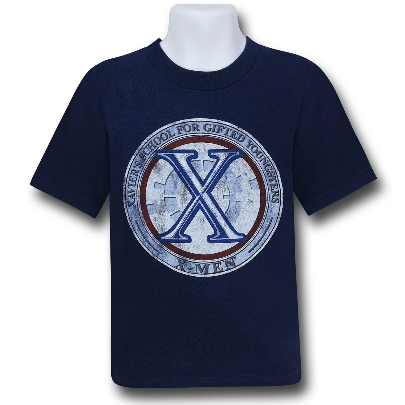 X-Men Xavier School Kids T-Shirt, Blue