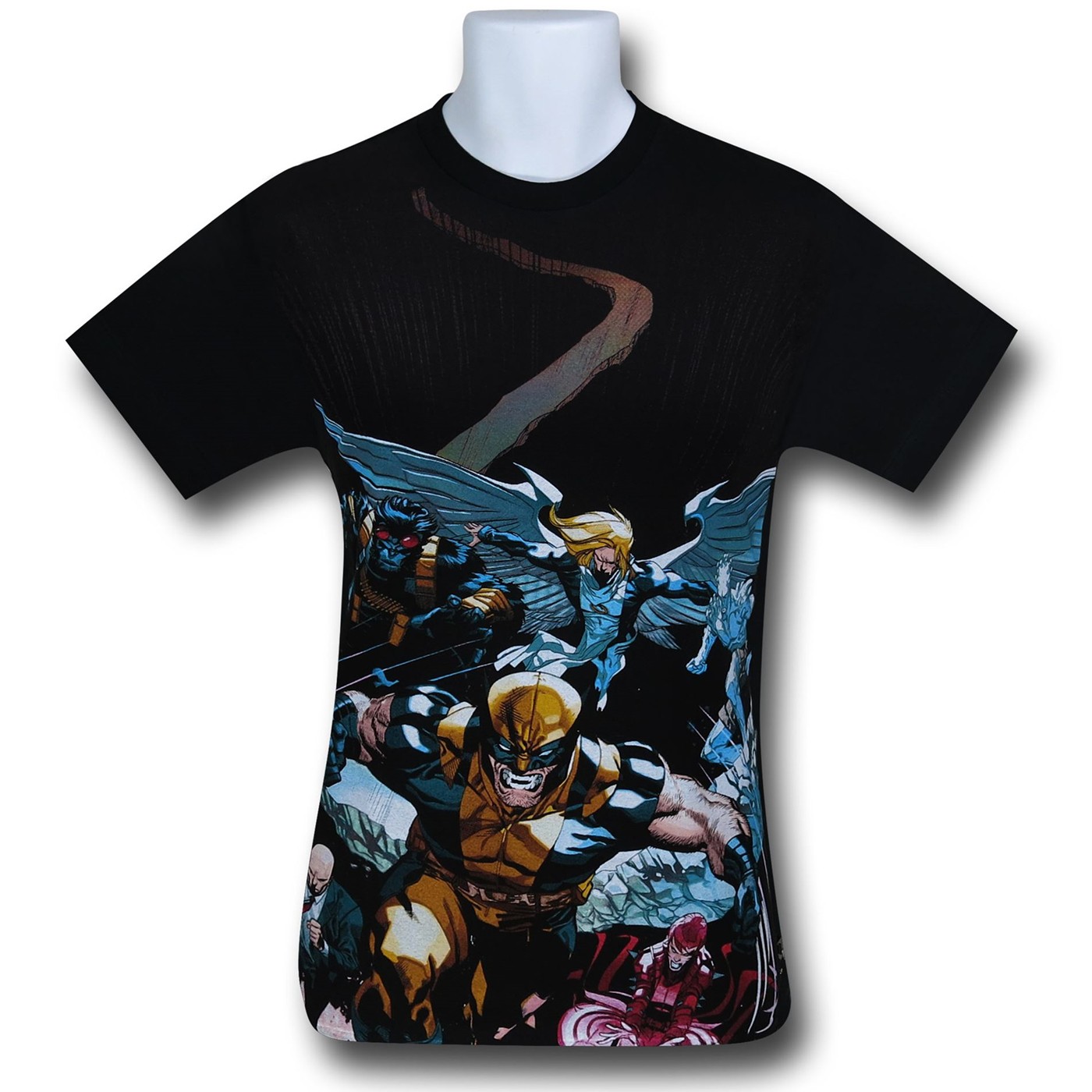 X-Men on the Run 30 Single T-Shirt, Black