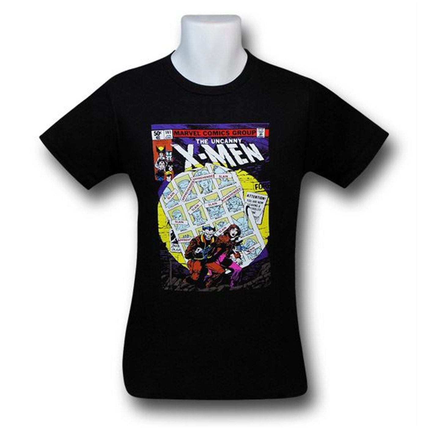 X-Men Uncanny #141 Cover 30 Single T-Shirt, Black