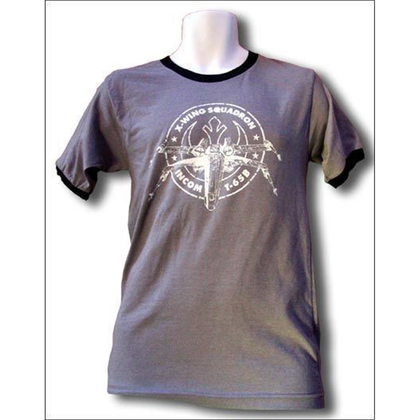 X-Wing Squadron Ringer  Heather T-shirt