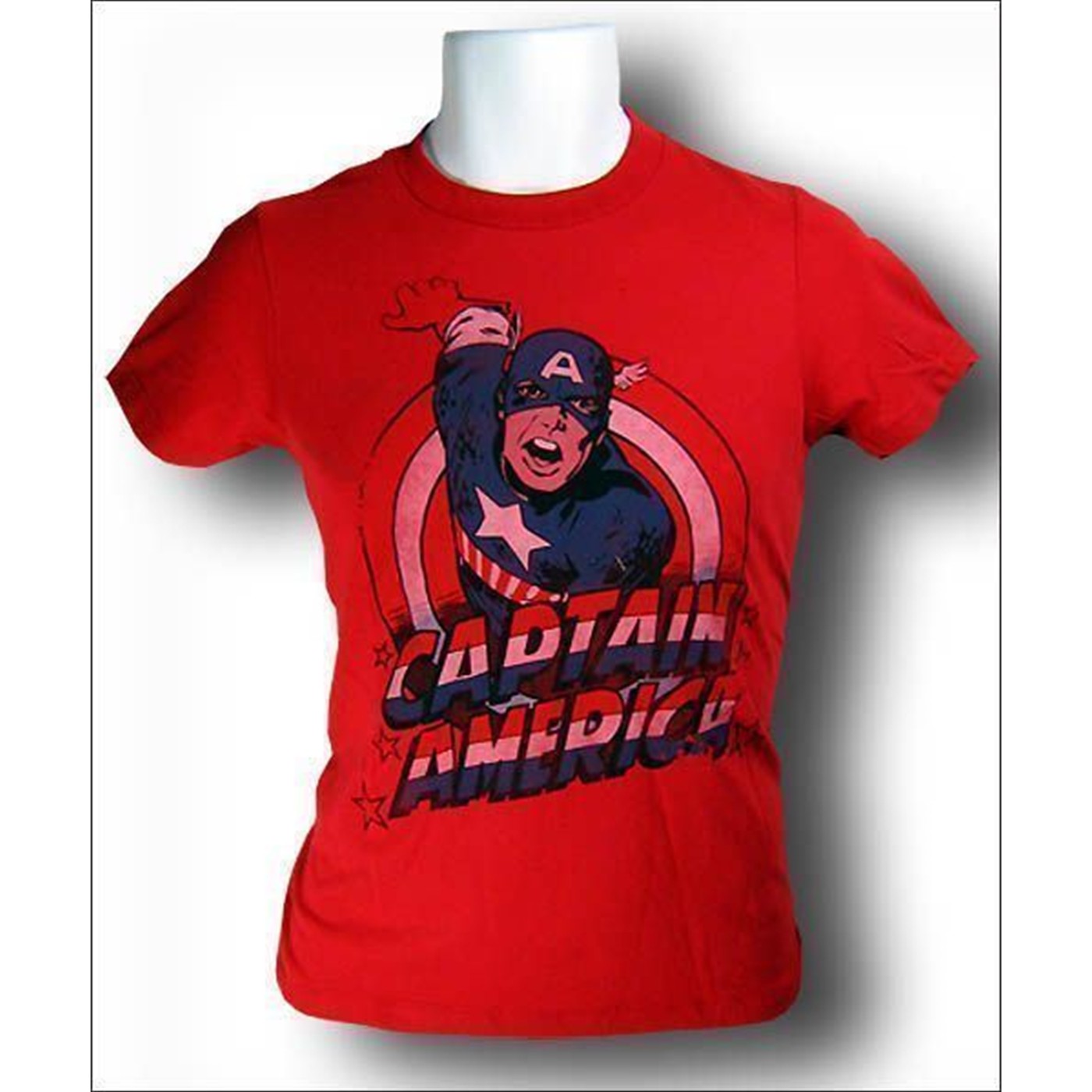 Captain America Red Youth T-Shirt, Red