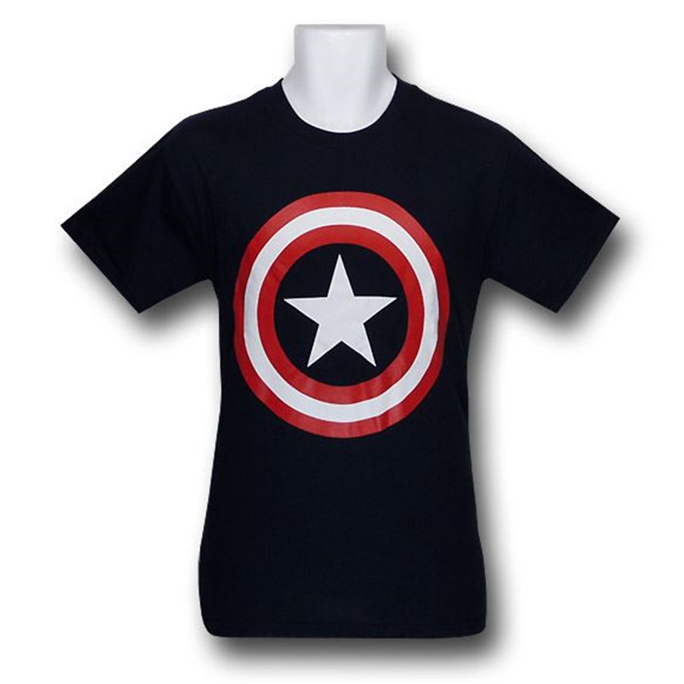 Captain America Shield Symbol Youth T-Shirt, Blue
