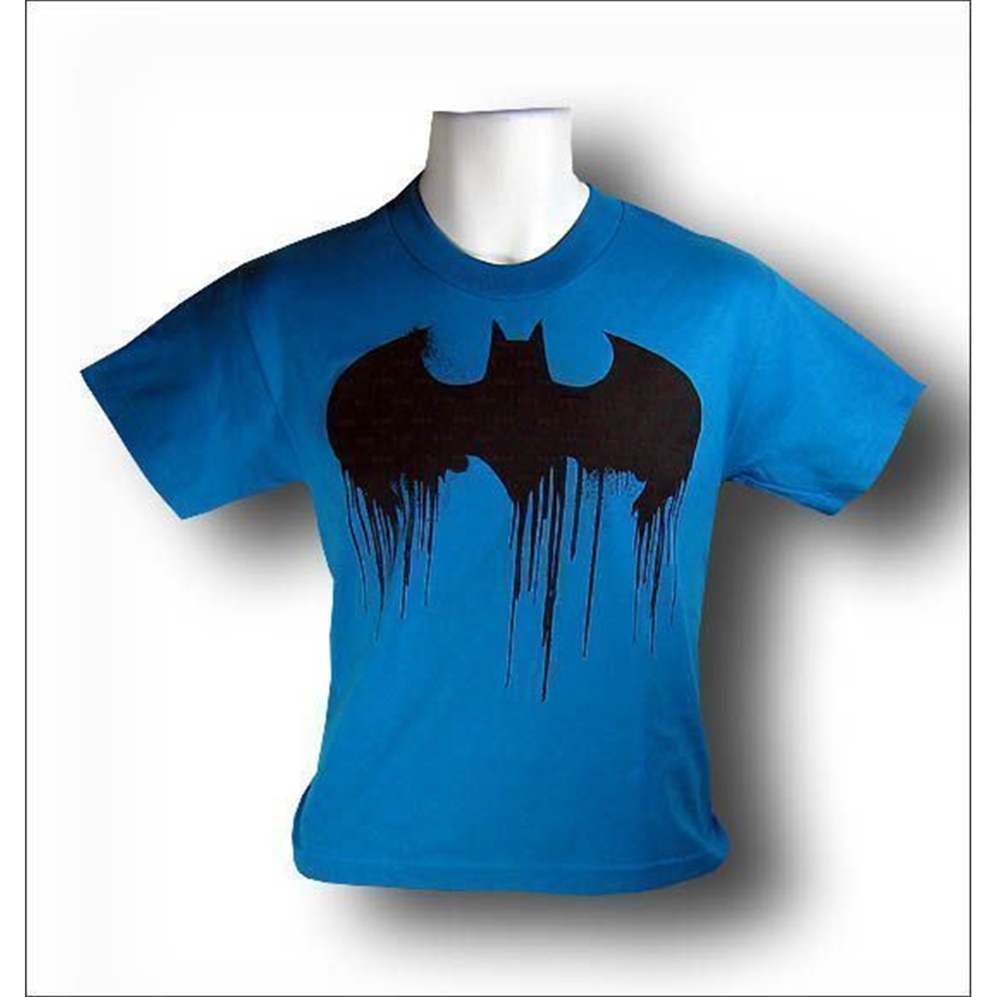 Batman Youth Splatter Blue T-Shirt, Blue
