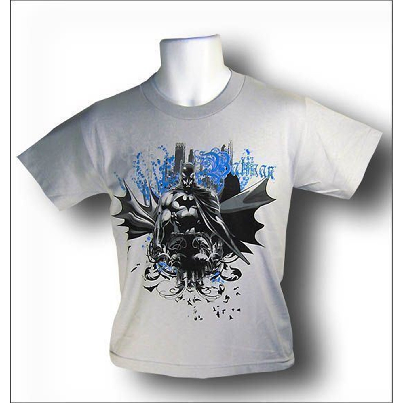 Fifth Sun T-Shirts Youth Batman Image Gray