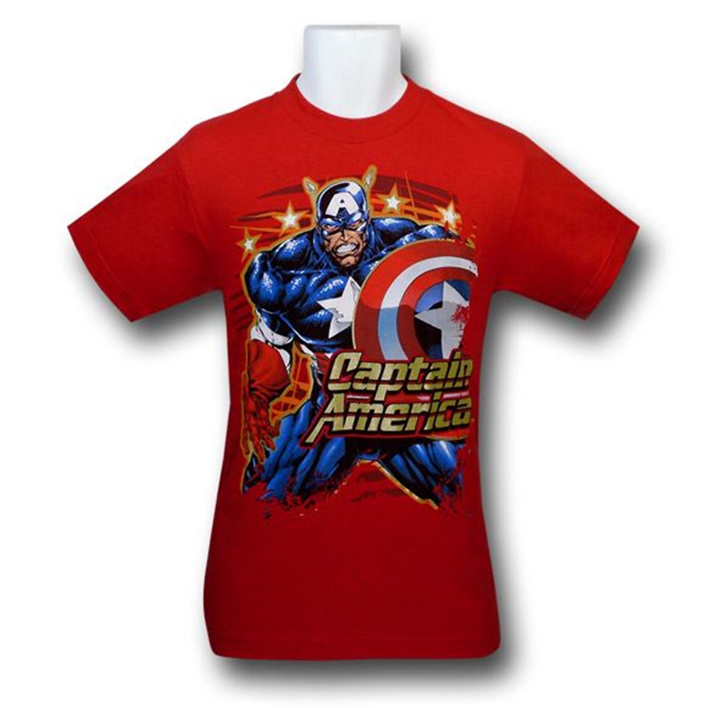 Captain America Youth Shield Bearer T-Shirt, Red