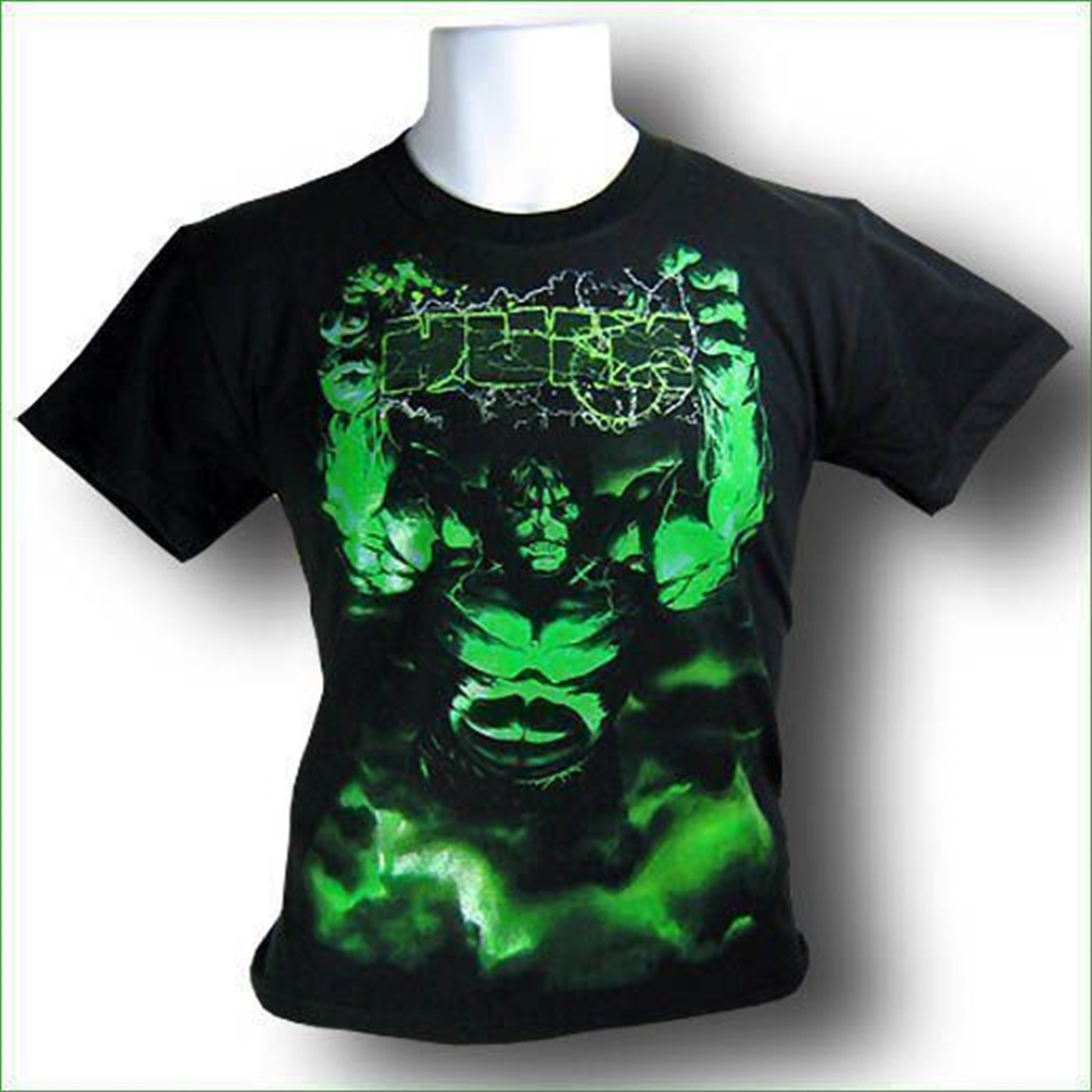 HULK Power Youth Glow in the Dark T-Shirt, Black