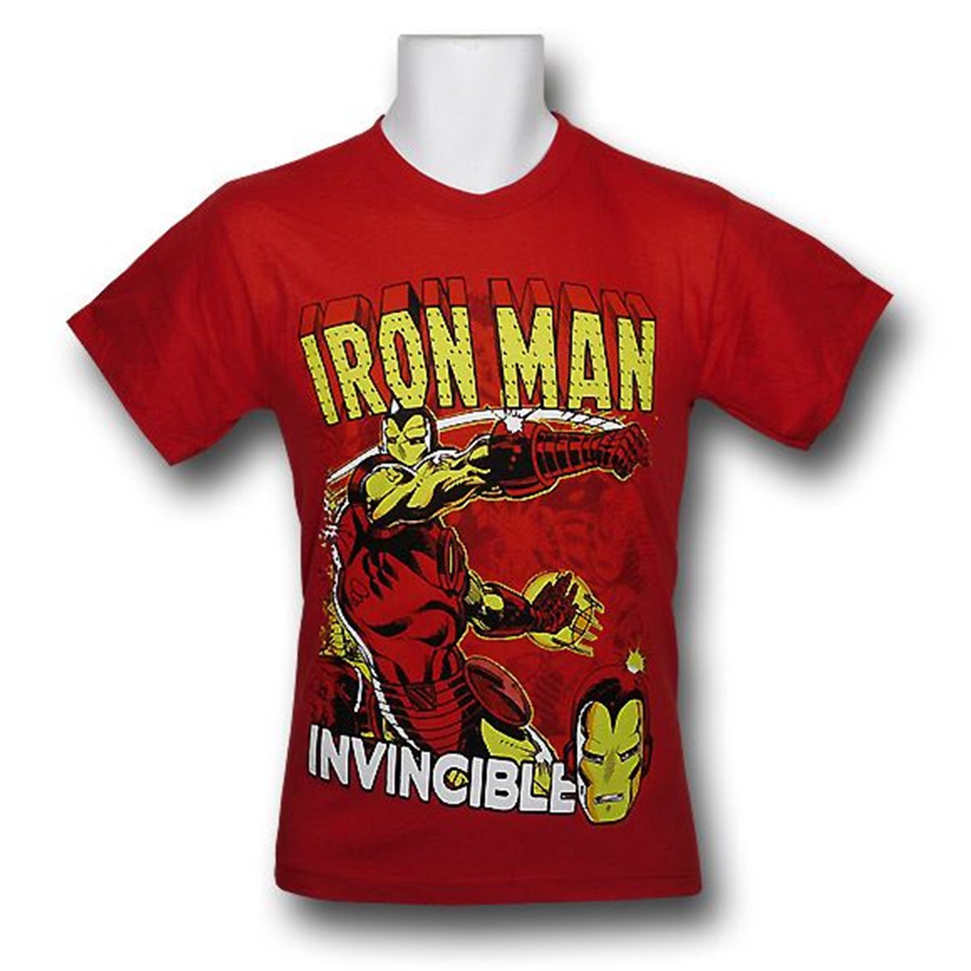 The Invincible Iron Man 30 Single Youth T-Shirt, Red