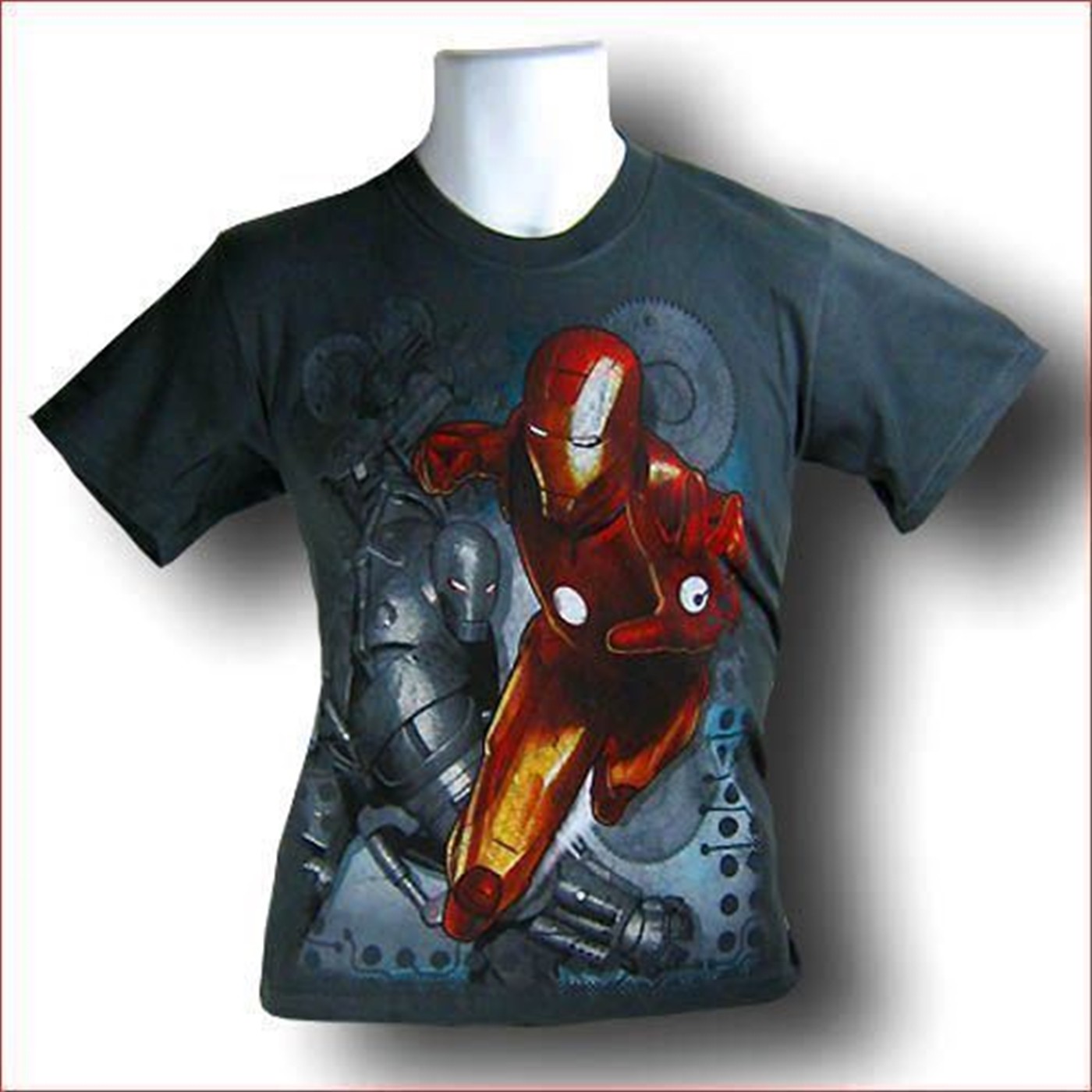 Iron Man Youth Heavy Metal T-Shirt, Grey