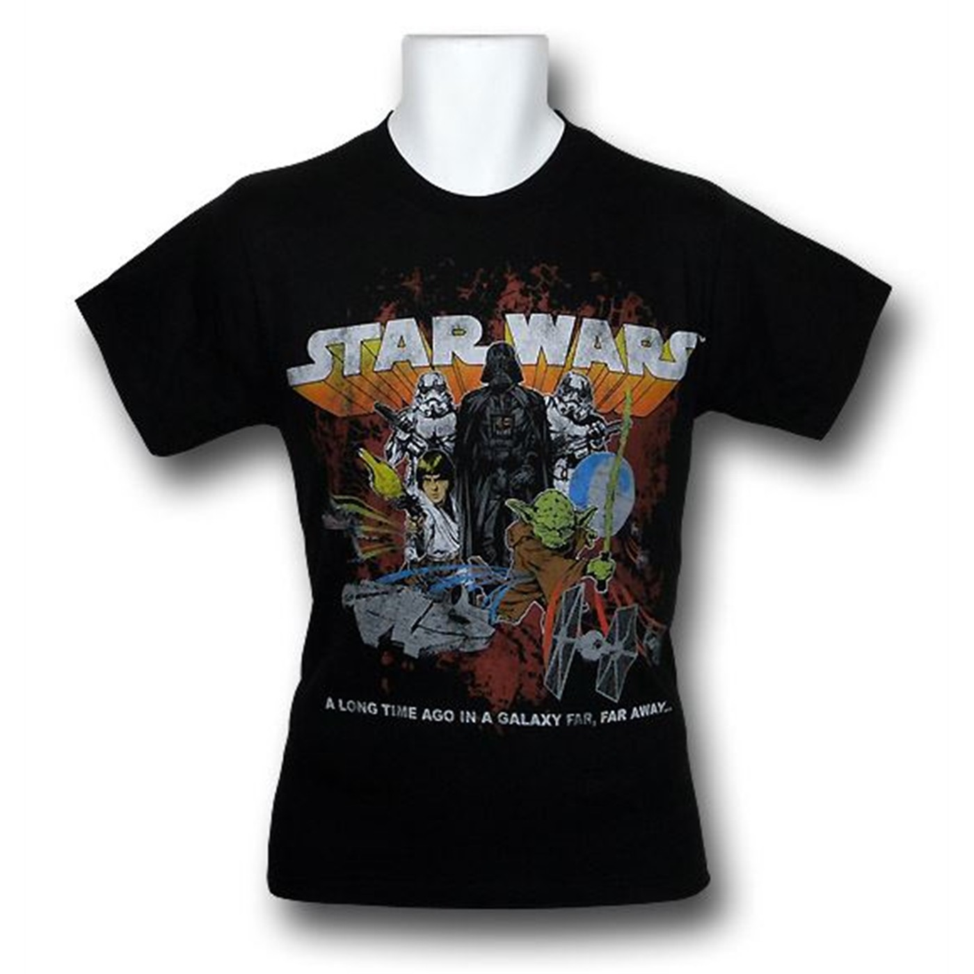 Star Wars In A Galaxy 30 Single Youth T-Shirt, Black