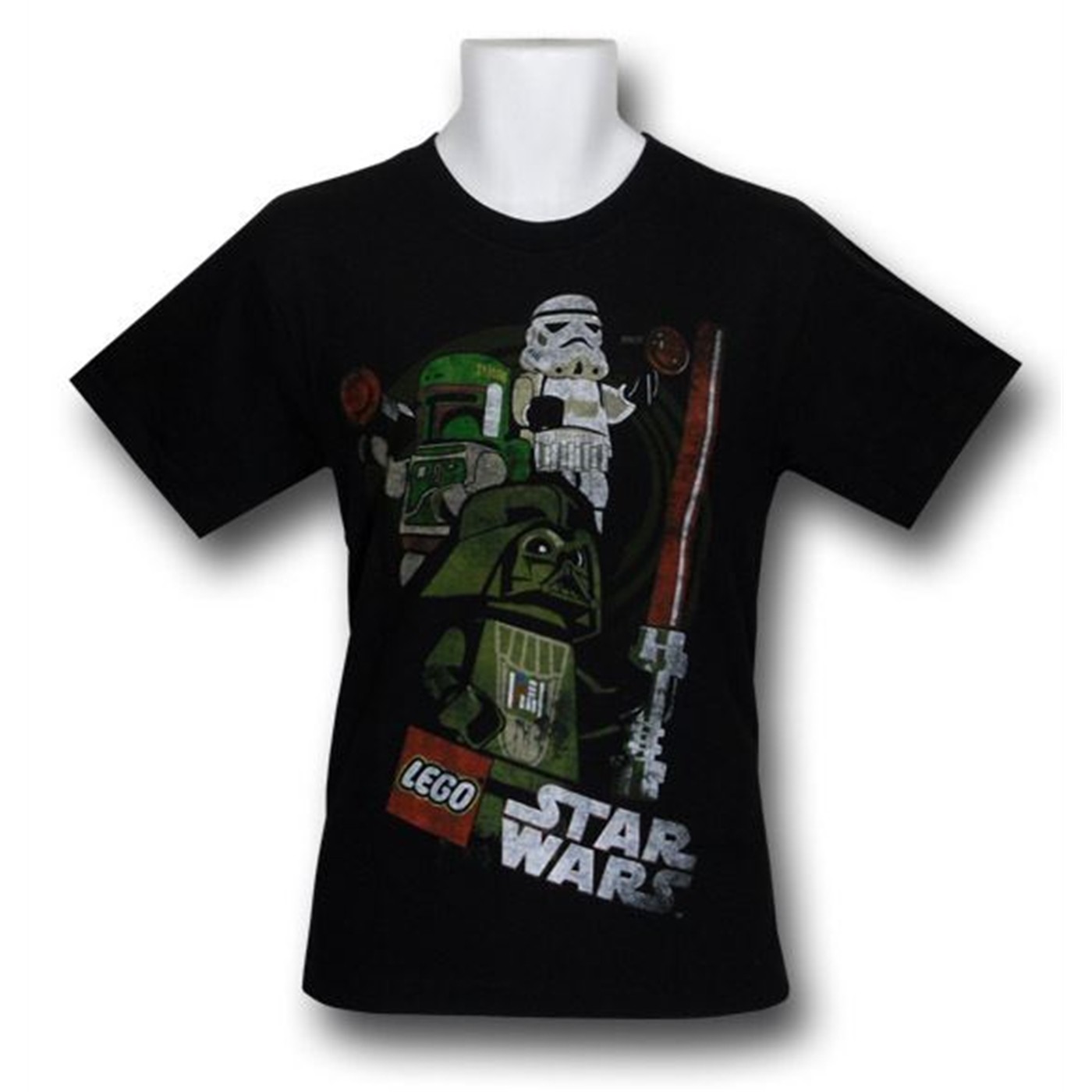 Star Wars Youth Lego Dark Forces T-Shirt, Black