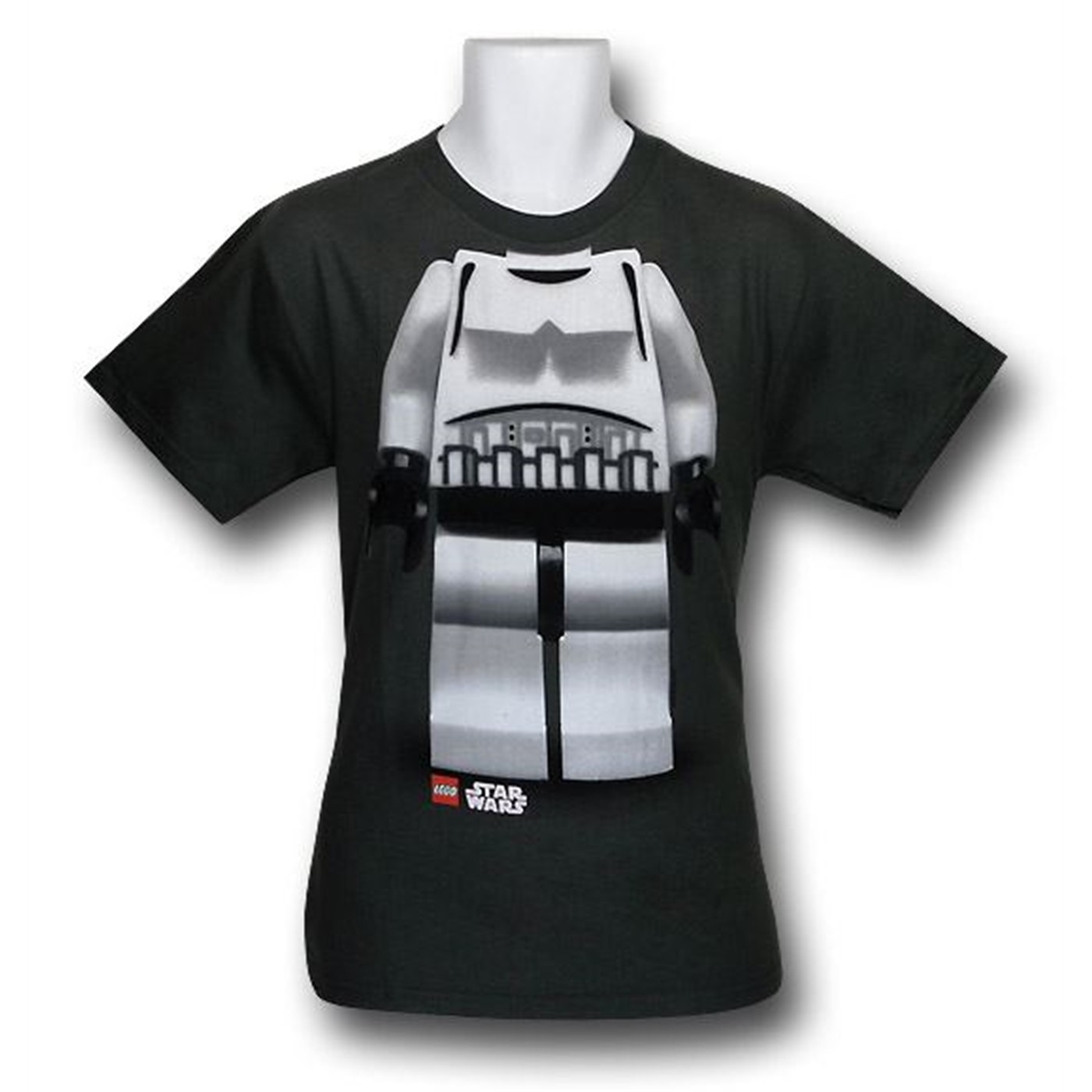 Star Wars Youth Lego Headless Stormtrooper T-Shirt, Grey