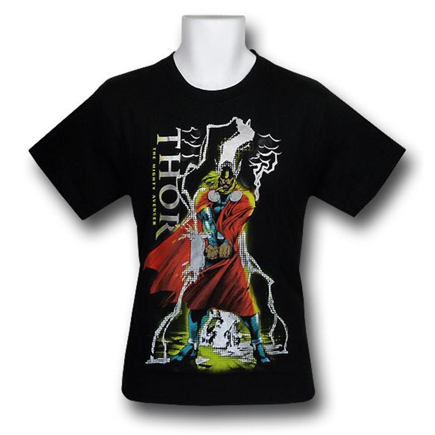 Thor Youth Lightning Stance T-Shirt, Black