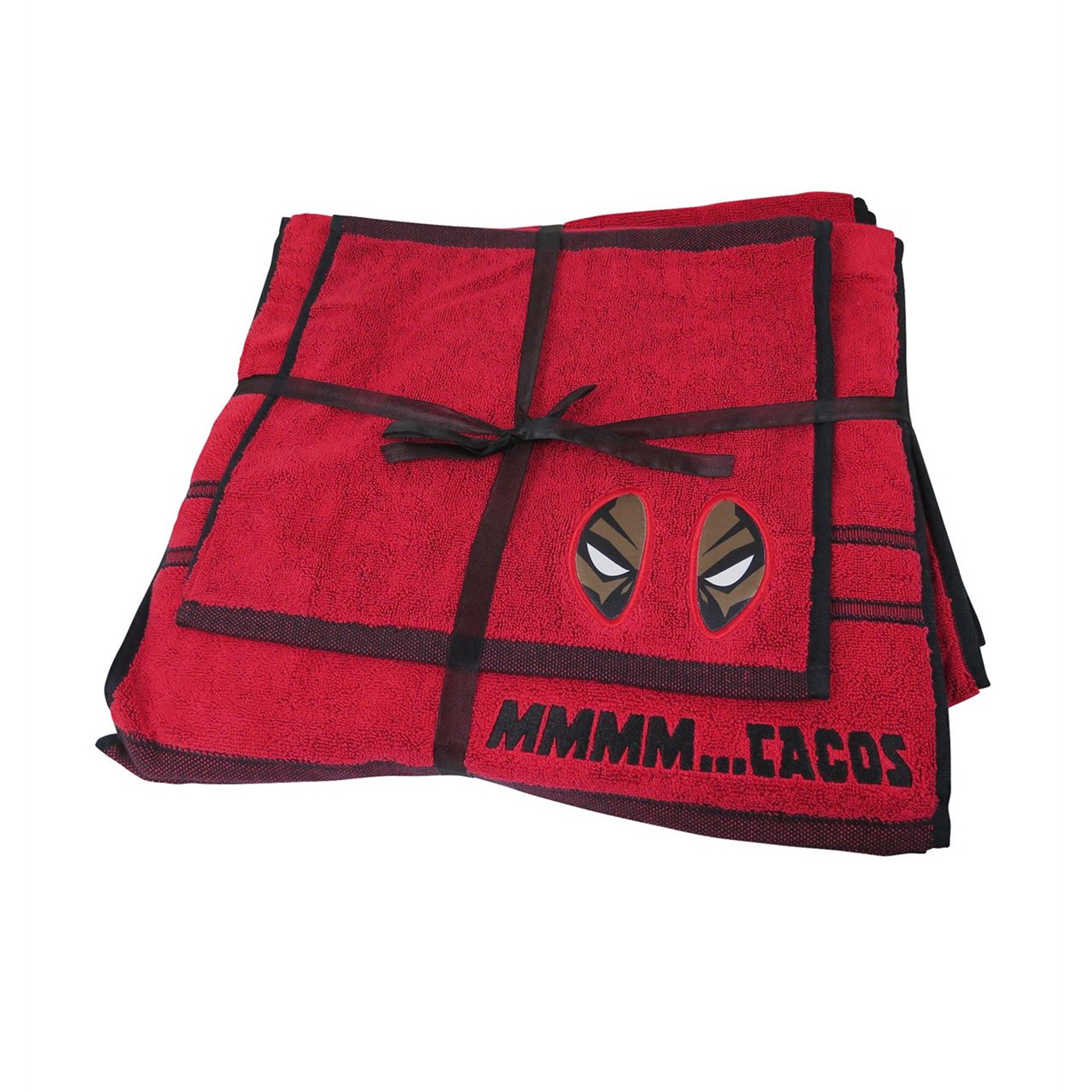 Deadpool 3-Pack Towel Set, Red