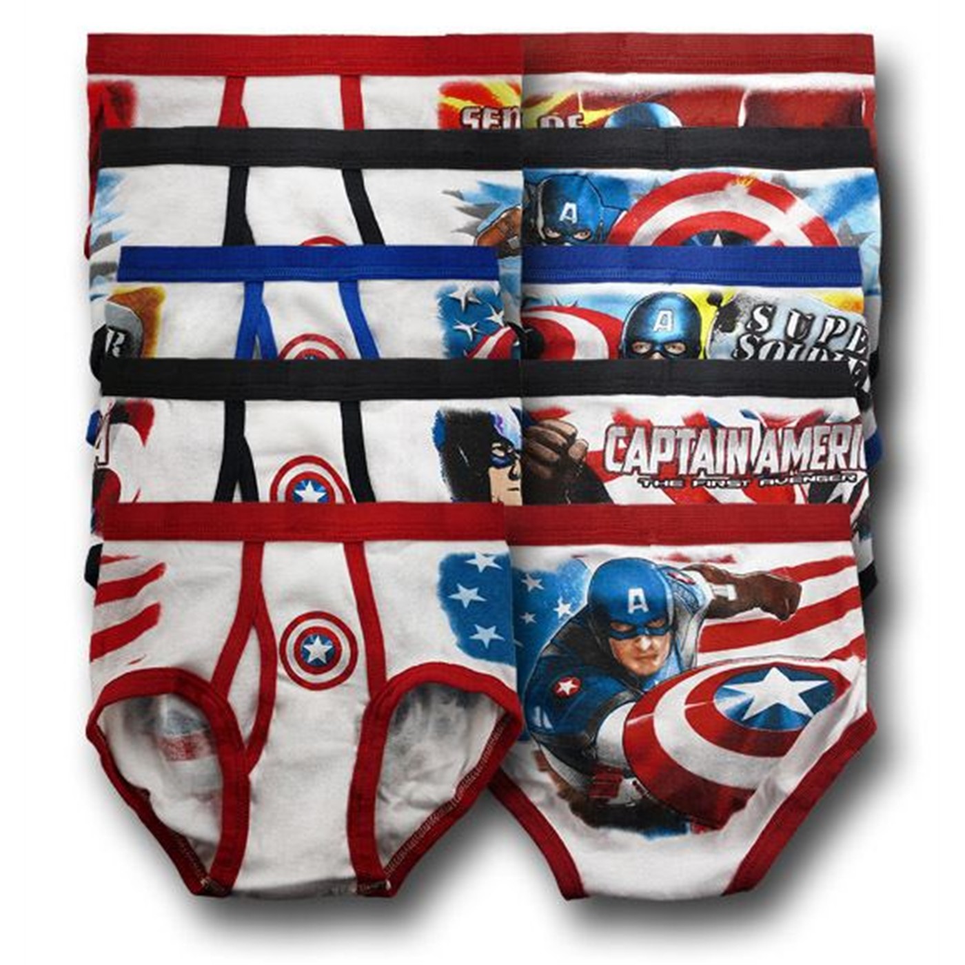 Captain America Juvenile 5-Pack Underwear