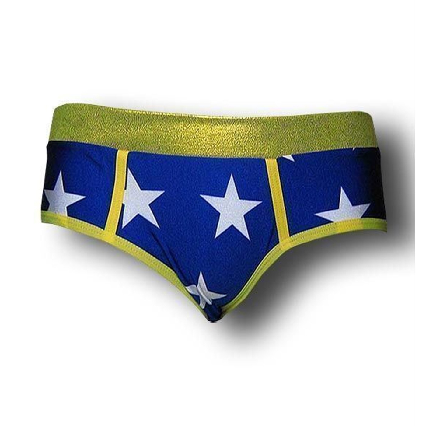 Wonder Undies Woman's Blue and Gold Undies, Blue