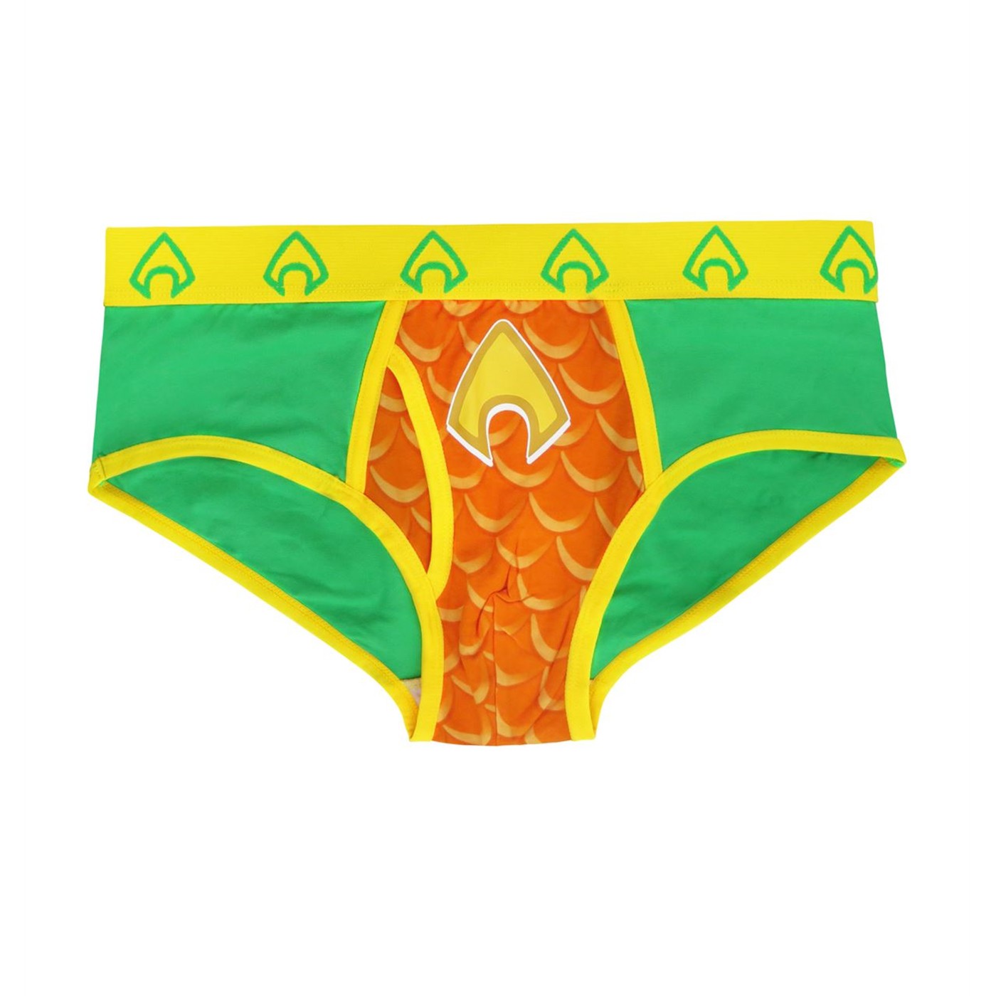 Aquaman Symbol Men's Underwear Fashion Briefs, Orange