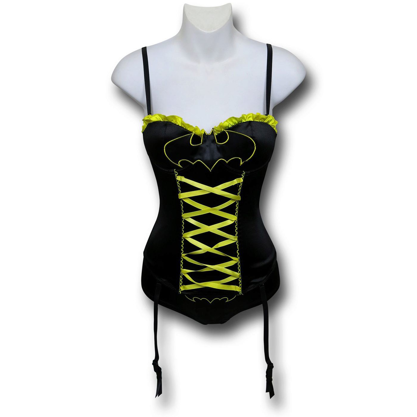 Batgirl Corset & Panty Set, Yellow