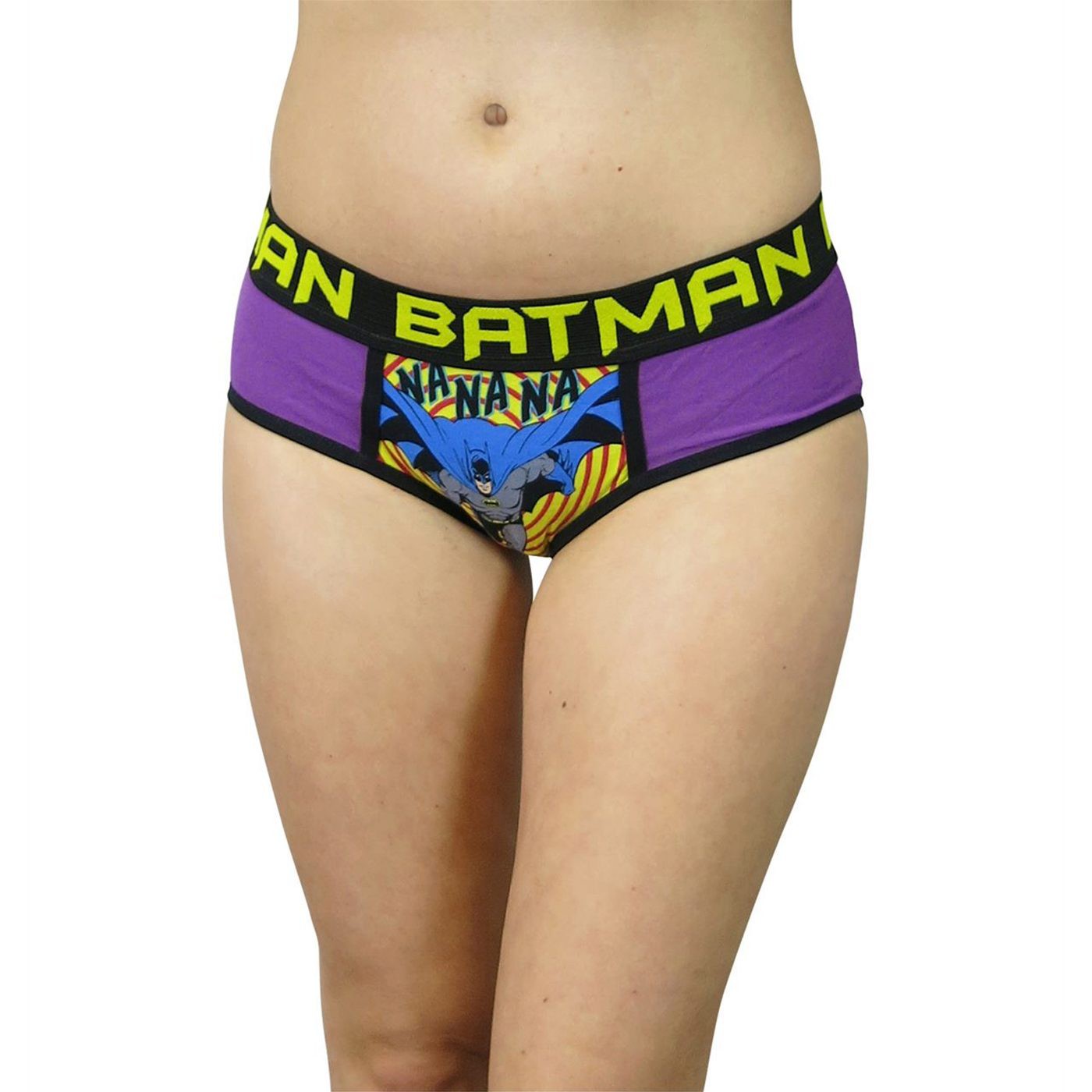 Batman NaNaNa Retro Run Women's Panty, Purple