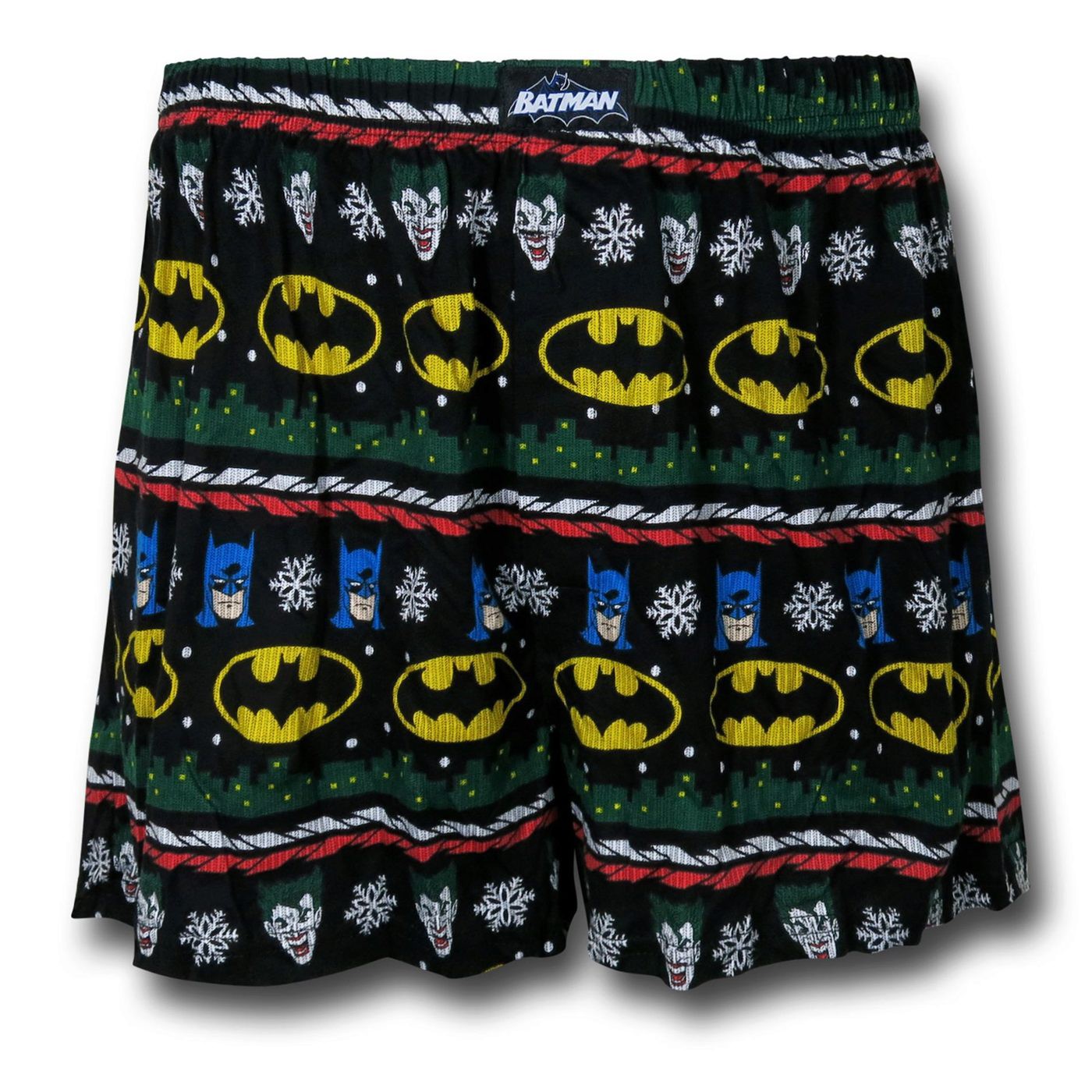 Batman Ugly Sweater Boxers, Black