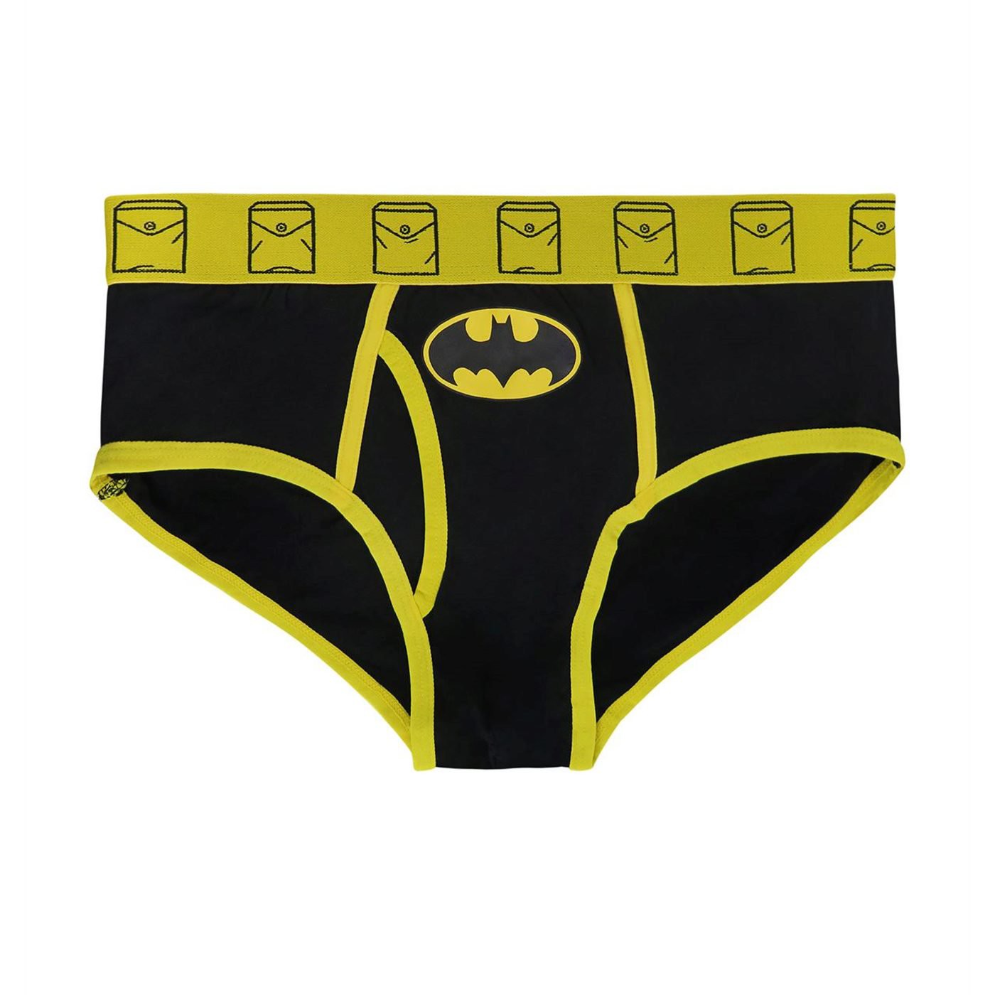 Batman Symbol Men's Underwear Fashion Briefs, Black