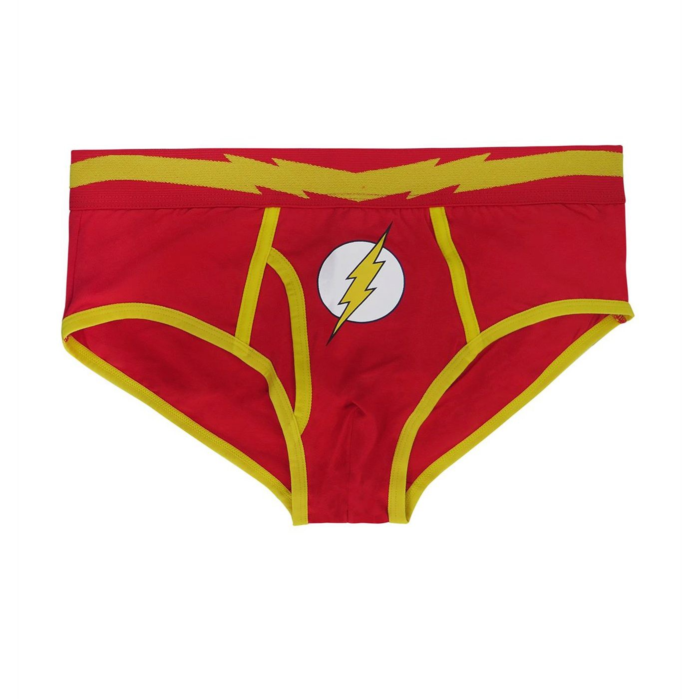 Flash Symbol Men's Underwear Fashion Briefs, Red
