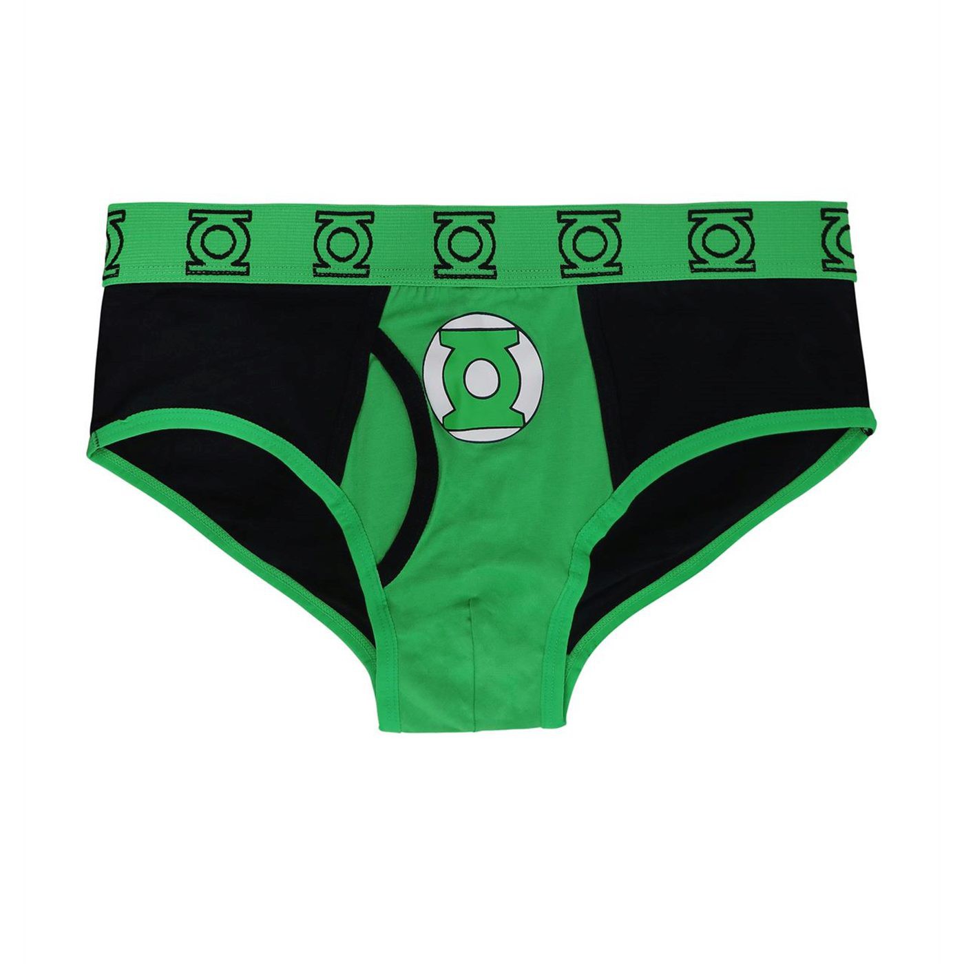 Green Lantern Symbol Men's Underwear Fashion Briefs, Green