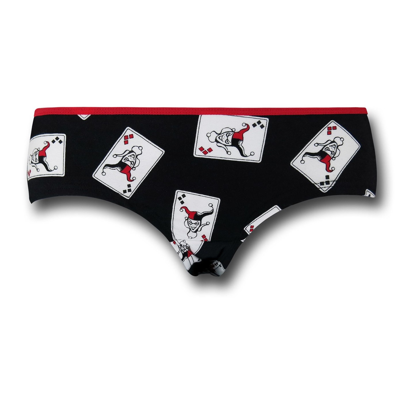 Harley Quinn Cards Women's Panty, Black