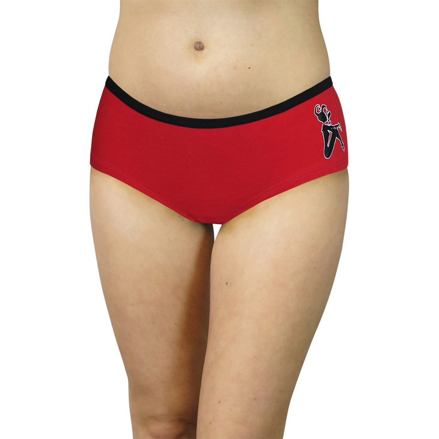Harley Quinn Mask Women's Panty, Red