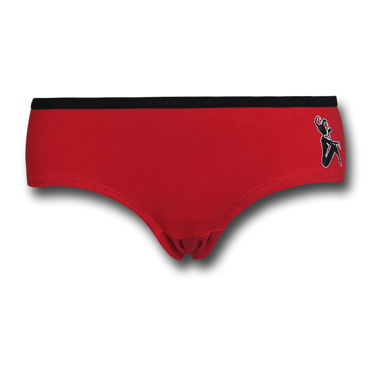 Harley Quinn Red & Black Panty 3-Pack