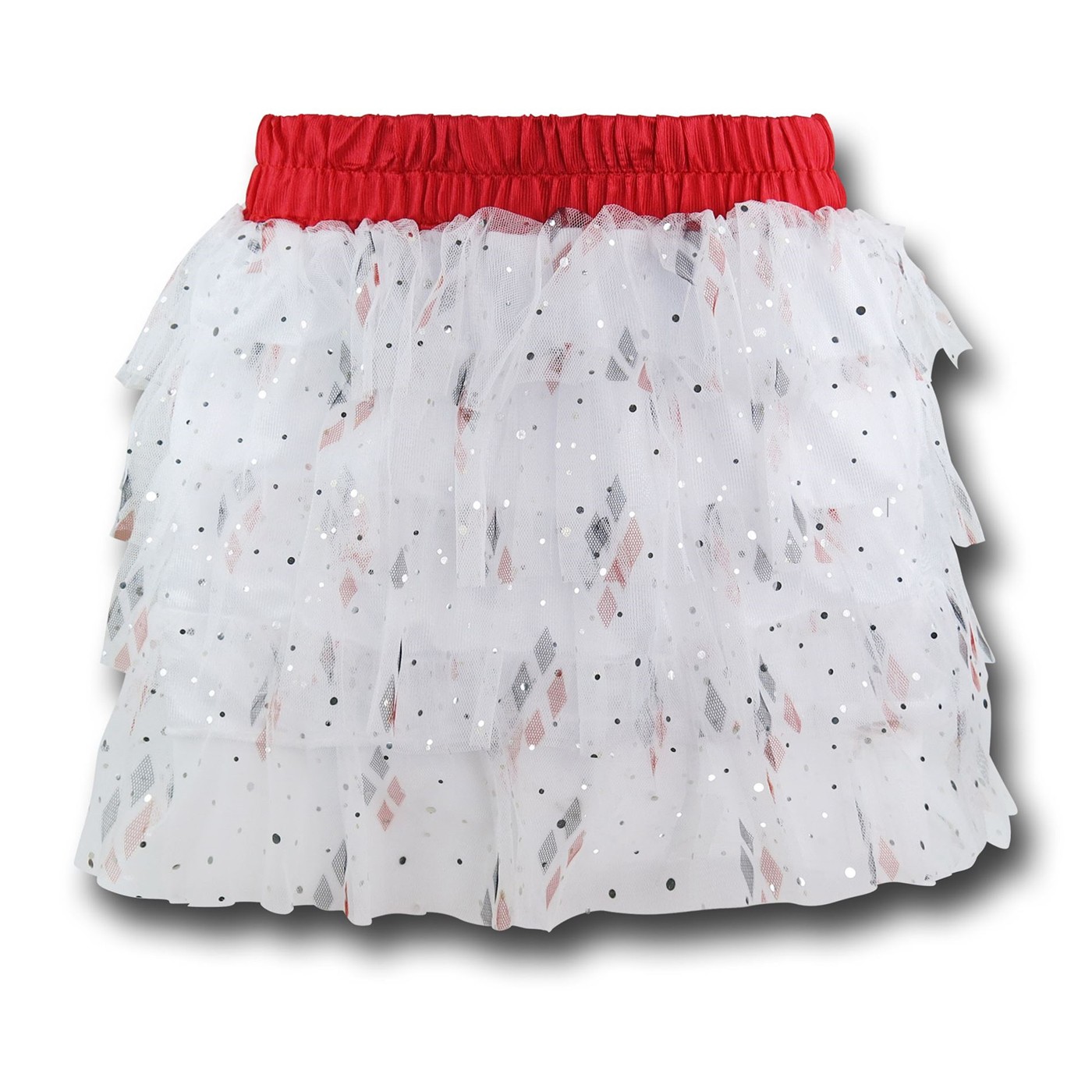 Harley Quinn Costume Tutu, White