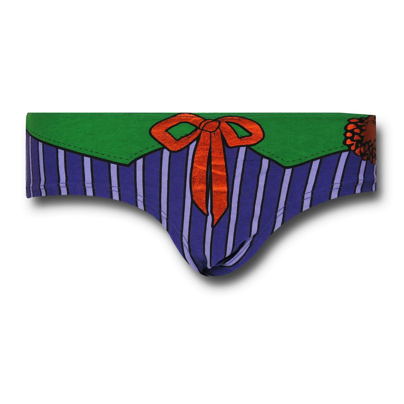 Joker Bow Tie Women's Panty, Purple