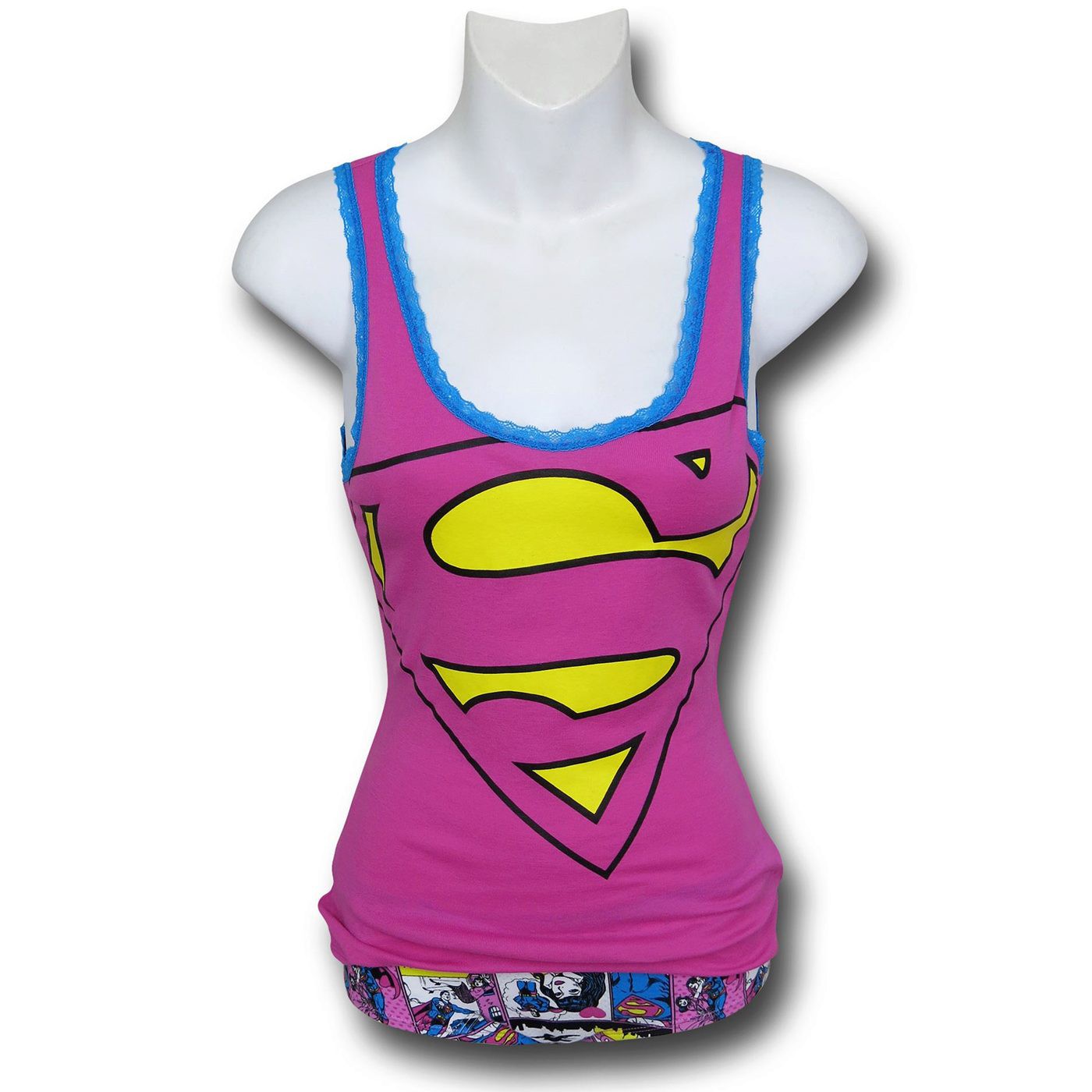 Supergirl Pink Women's Cami & Panty Set, Pink