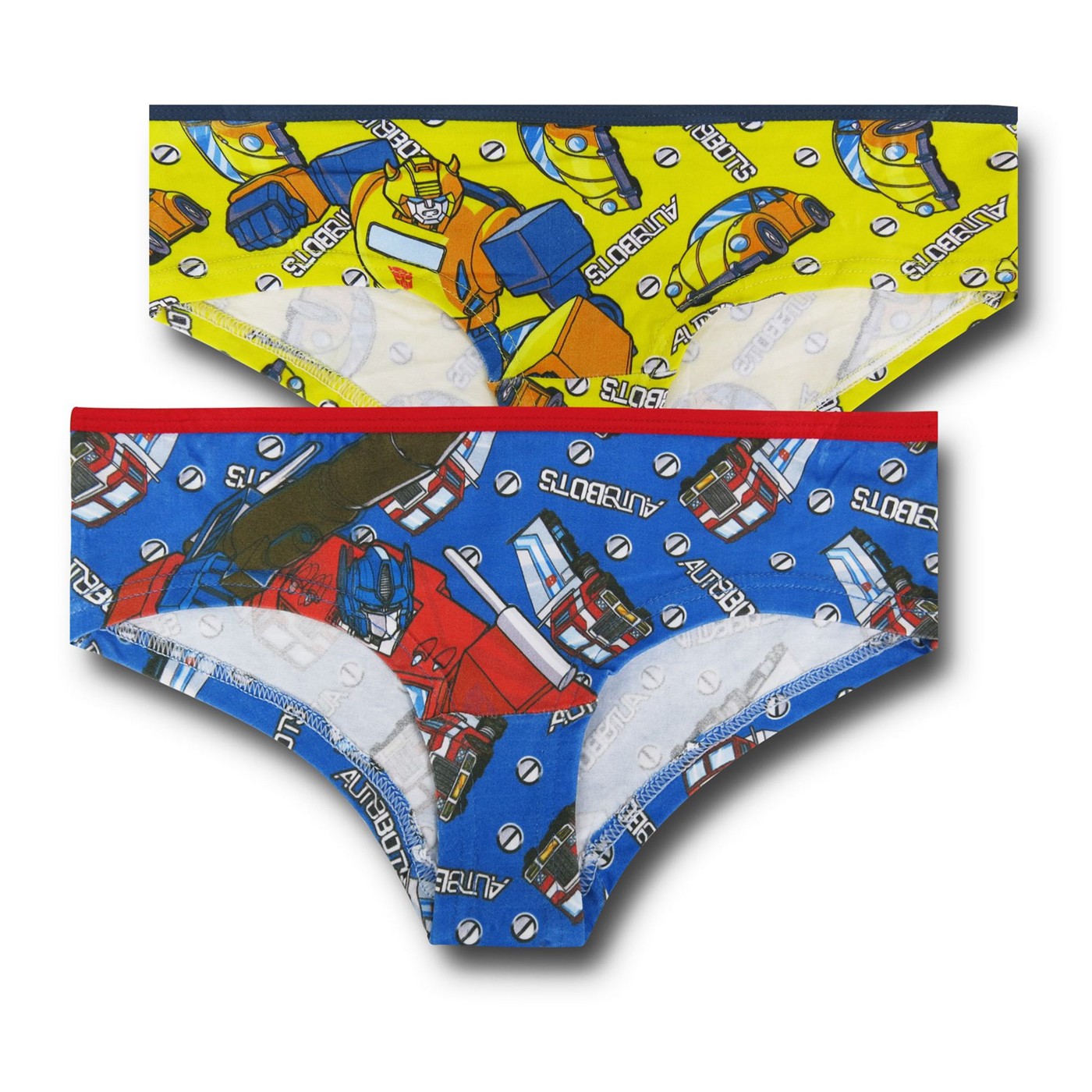 Transformers Autobot Women's Panty 2-Pack, Yellow