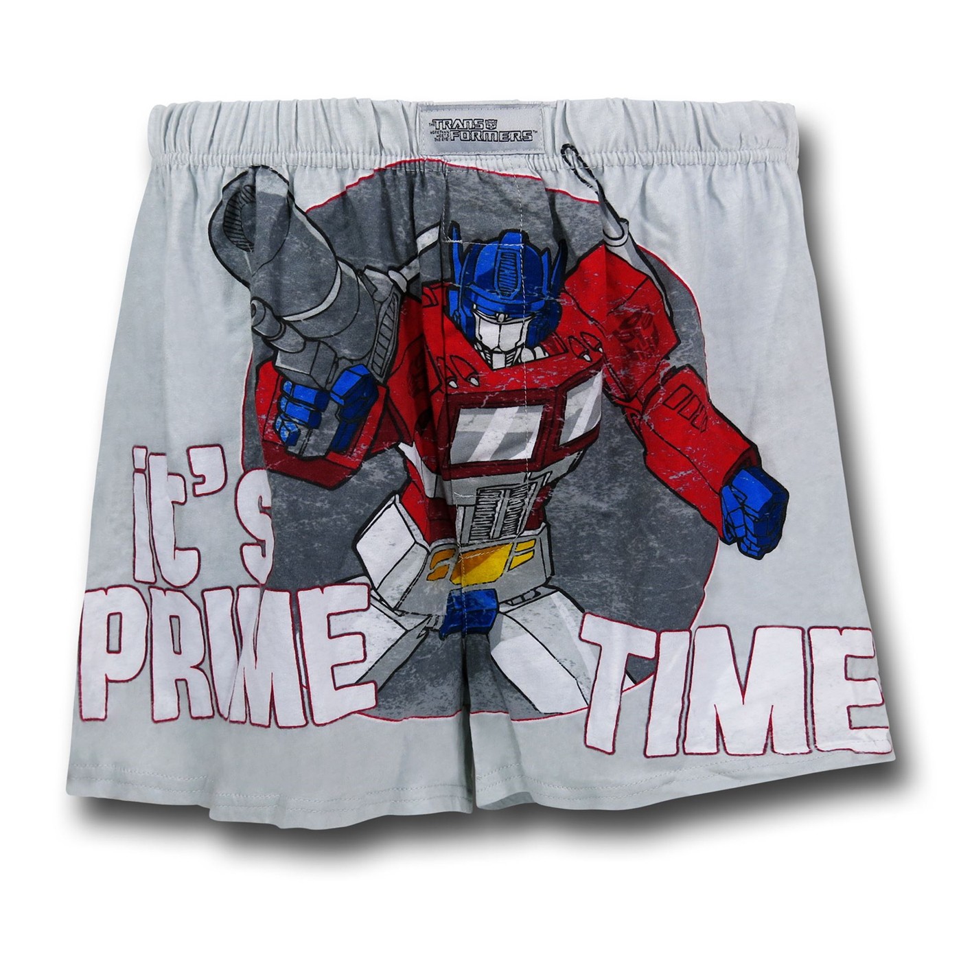 Transformers Prime Time Boxers, Grey