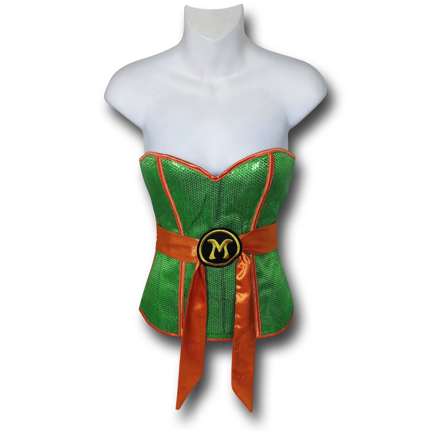 TMNT Michelangelo Costume Corset, Green
