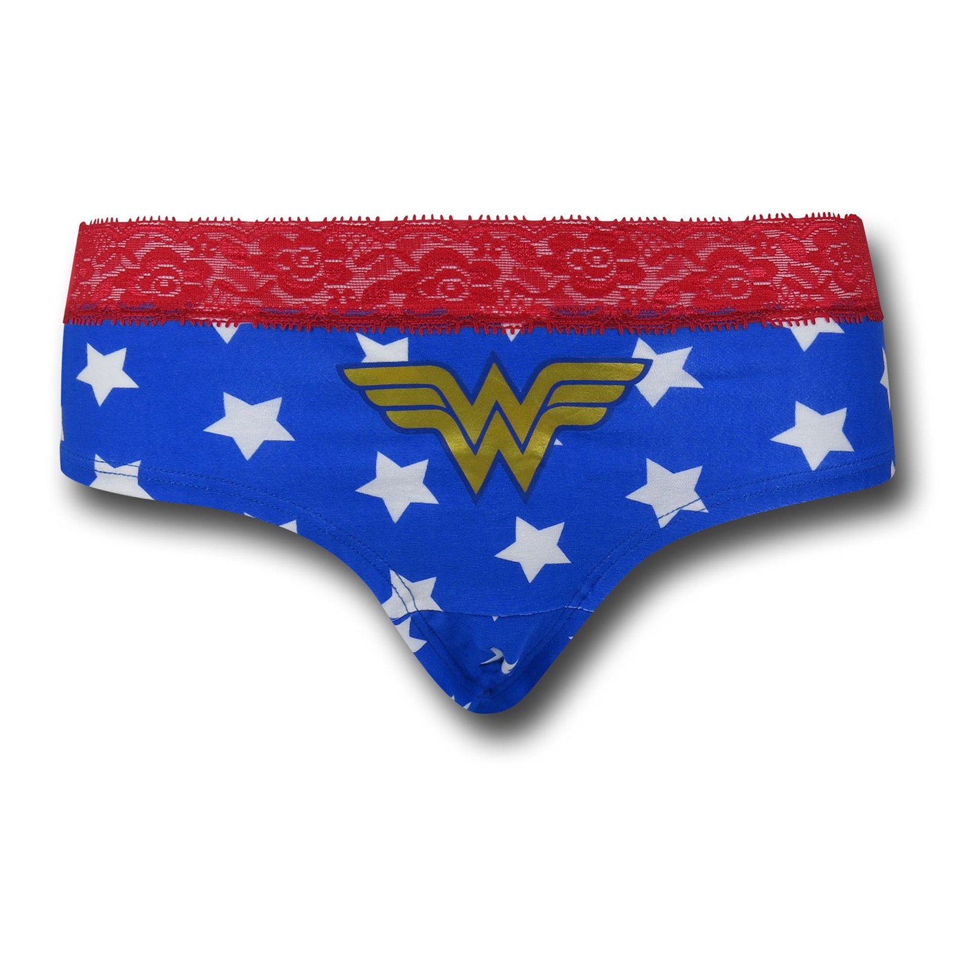 Wonder Woman Women's Blue Star Panty, Blue