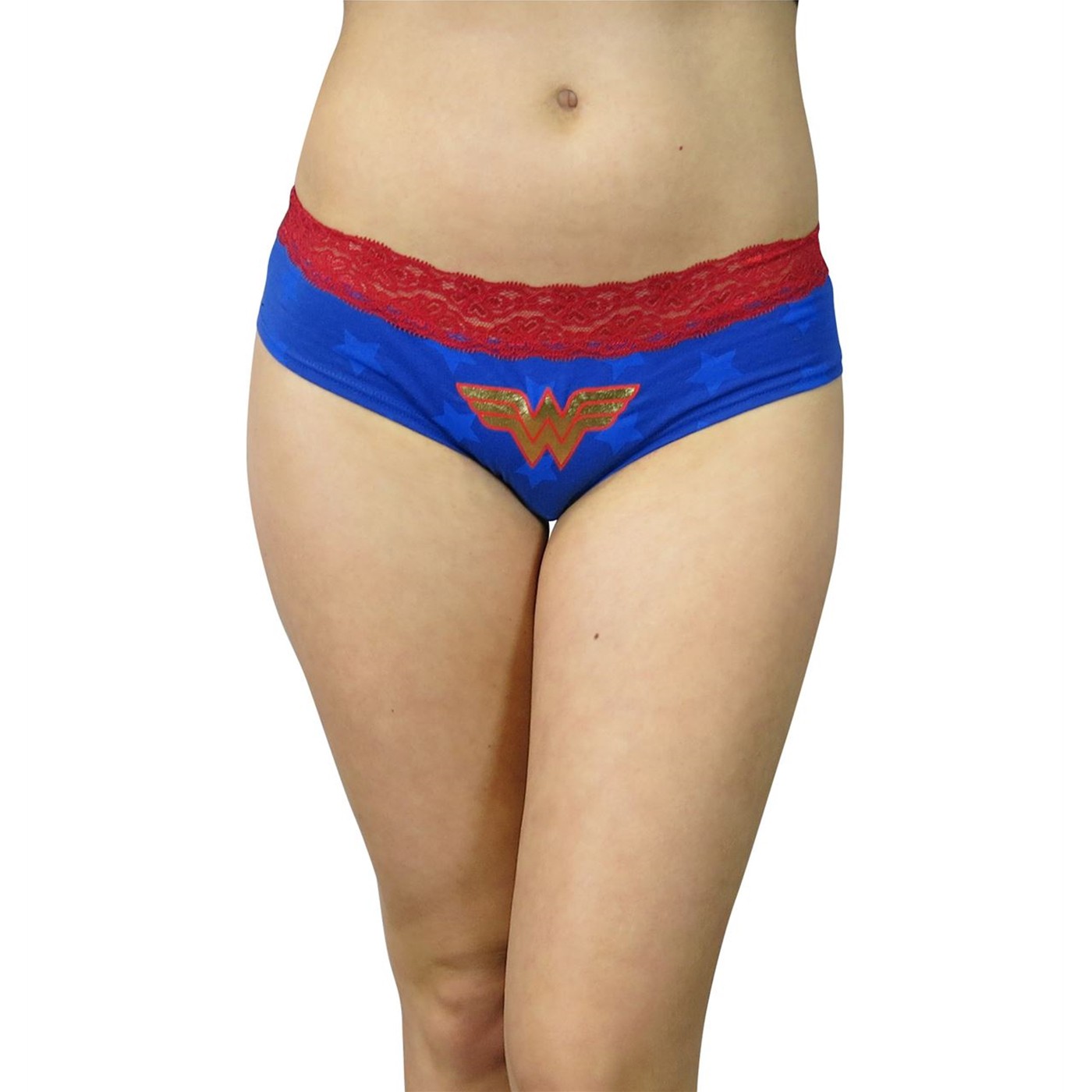 Wonder Woman Golden Symbol Women's Panty, Blue