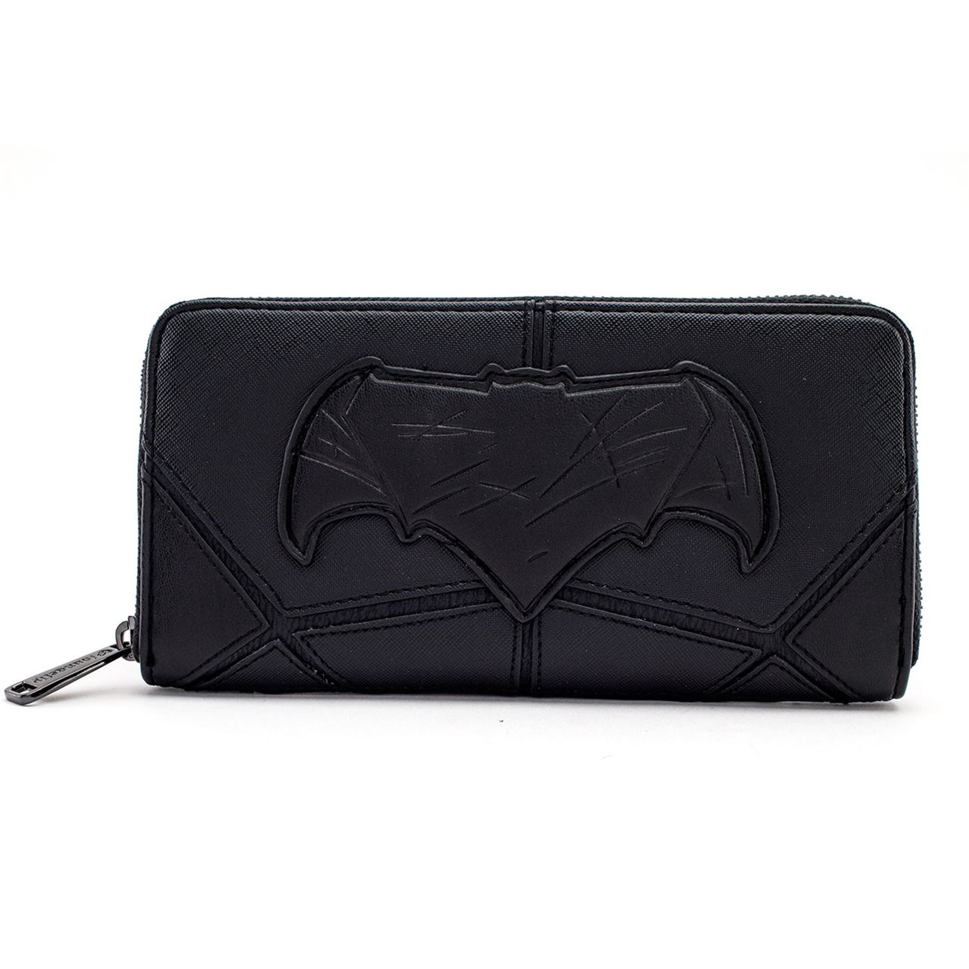 Batman Justice League Armor Zip Around Wallet, Black
