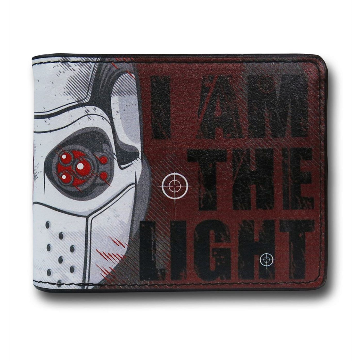 Suicide Squad Deadshot I Am Men's Bi-Fold Wallet, Red