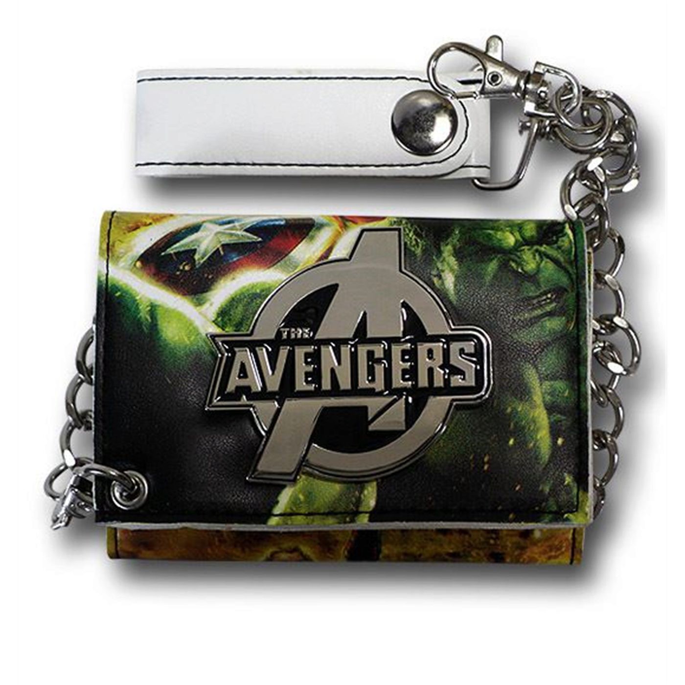 Avengers Movie Chain Wallet, Grey