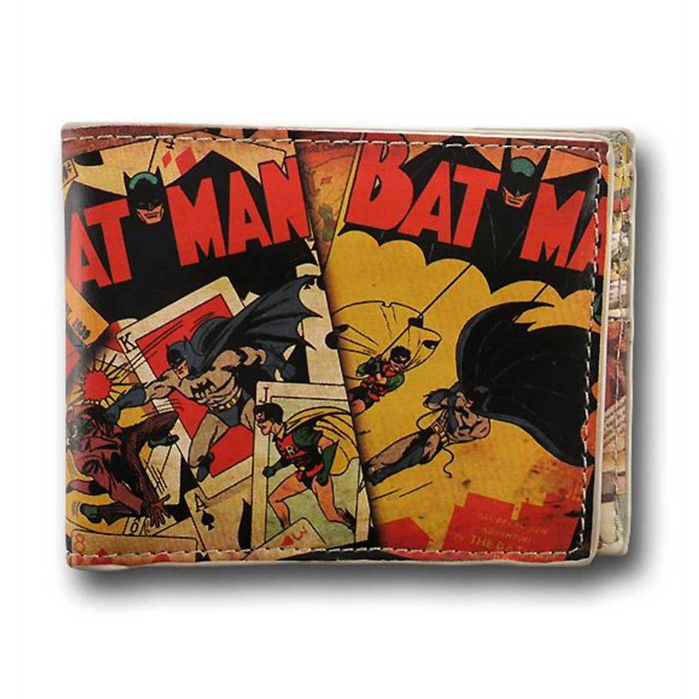 Batman Comic Strip Wallet, Yellow