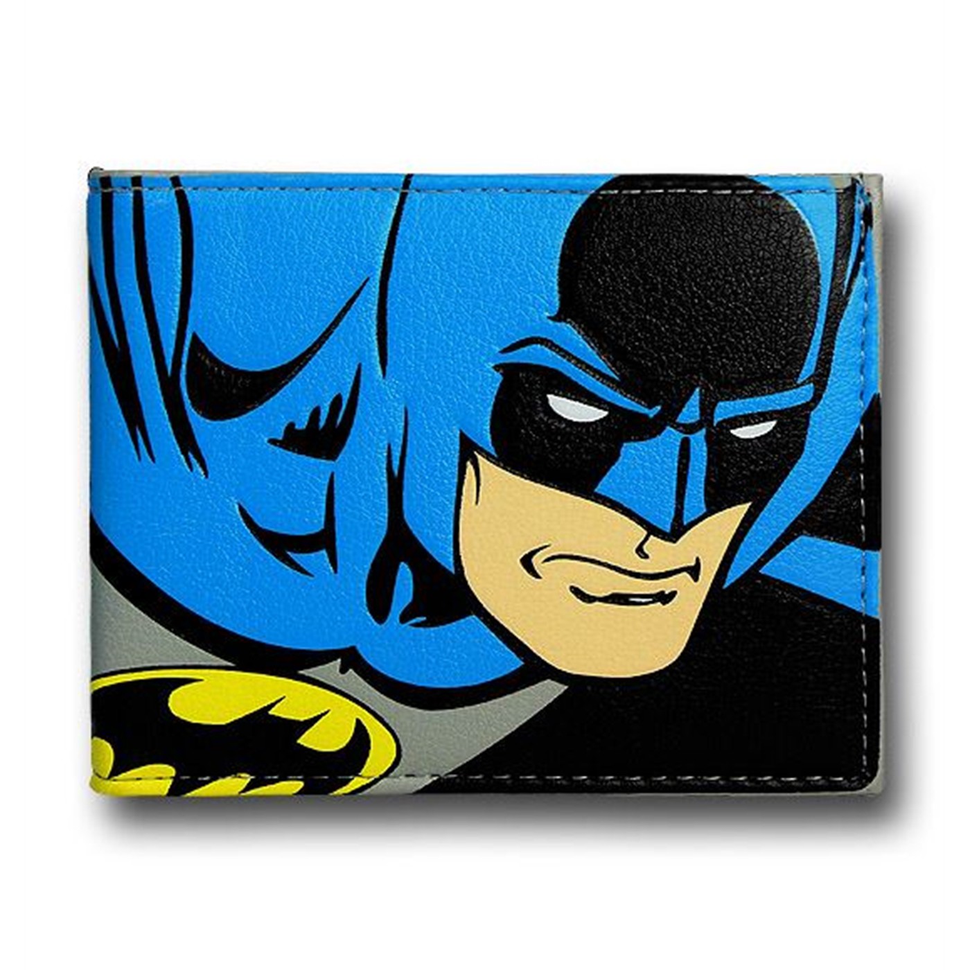 Batman Big Caped Crusader Bi-Fold Wallet, Black